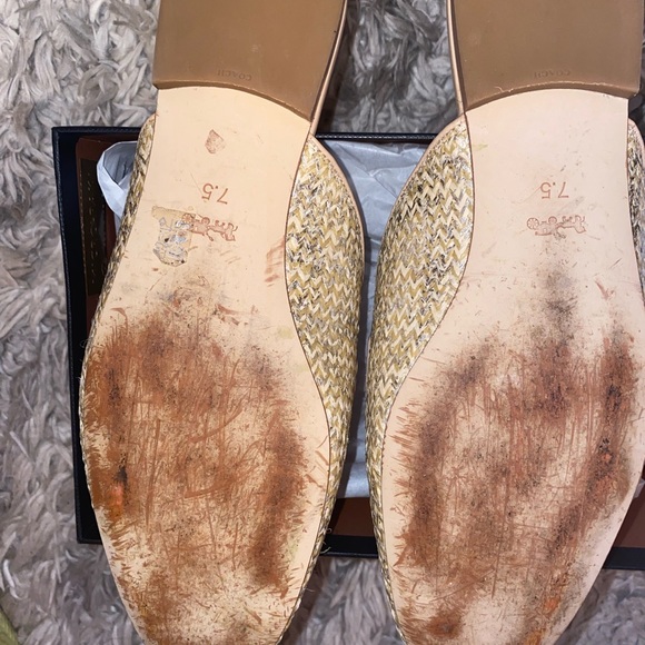 Coach Stassi Raffia Slide - Picture 5 of 9